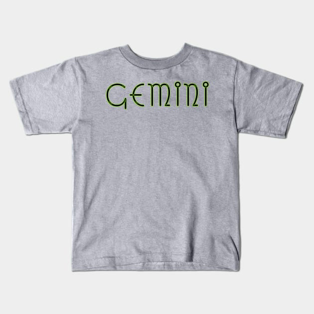 Gemini Kids T-Shirt by Zodiac Syndicate